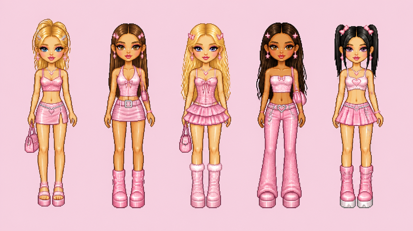 pixel dollz lineup